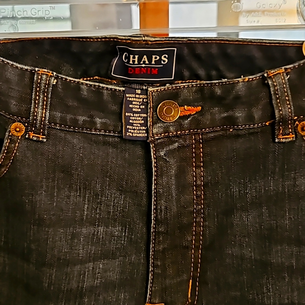 Chaps Denim Womens Jeans Size 16 Short